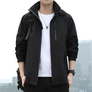 マウンテンパーカー メンズ ウィンドブレーカー 防風 UVカット 紫外線 軽防水 アウター ミリタリー 無地 スポーツウェア アウトドア 春新作 春服 バレンタイン