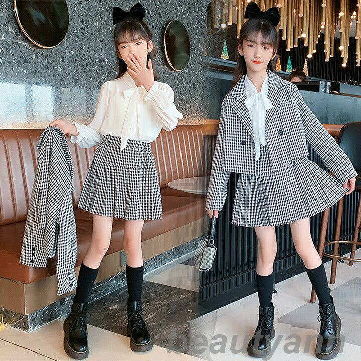 子供服 キッズ 卒業式 スーツ 女の子 小学生 中学生 制服 120 130 140 150 160 170 韓国 スカート 千鳥柄 フォマールスーツ 3点セット ジャケット+スカート+ブラウス 子ども服 入学式 入園式 卒業式 ジュニアスーツ 結婚式 発表会 BeautyANNShop 子供服 キッズ 卒業式 スーツ 女の子 小学生 中学生 制服 120 130 140 150 160 170 韓国 スカート 千鳥柄 フォマールスーツ 3点セット ジャケット スカート ブラウス 子ども服 入学式 入園式 卒業式 ジュニアスーツ 結婚式 発表会