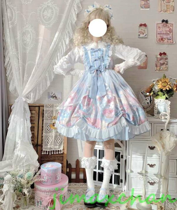楽天市場】新生活 サマー Lolita系 甘い ワンピース jsk OP 舞台 変装 