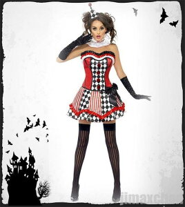 新生活 コスチューム ハロウィン衣装 コスプレ 大人 仮装 ポーカー ピエロ サーカス 道化師 変装 レディース クリスマス お化け パーティー キャラクター 忘年会 イベント 演劇 文化祭