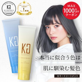 MAX1000円OFFクーポン【24%OFF/正規販売店】 KYOGOKU パーソナルカラートリートメント 180g | 洗い流す ヘアトリートメント カラーケア トリートメント 保湿 ダメージケア カラーキープ ノンシリコン 美容室専売 ヘアカラー パーソナルカラー イエベ ブルベ 日本製 KG