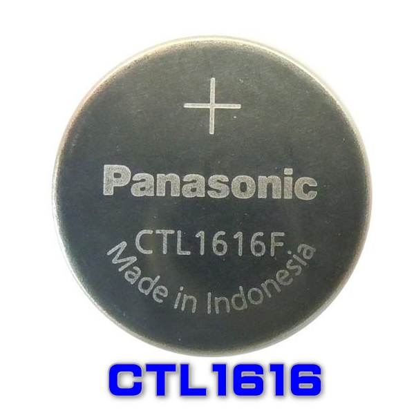 パナソニック カシオソーラー時計用純正2次電池 CTL1616 CTL1616F 電池 時計電池 でんち パナソニック Panasonic CTL 1616