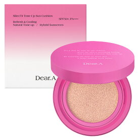 【正規輸入品・国内発送】ディアエー　スリムフィット トーンアップクッション 01　アプリコット【SPF50+・PA++++】（10g）