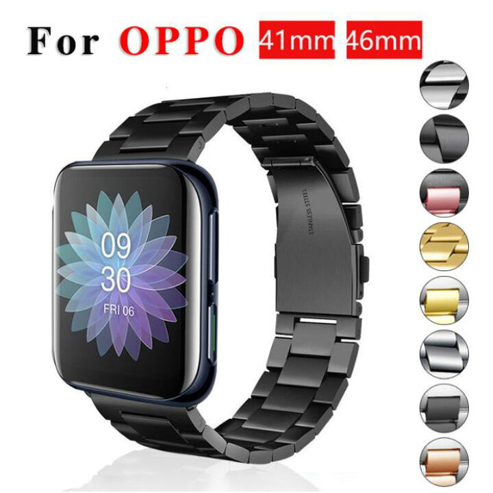 楽天市場】OPPO Watch 対応バンド 41mm 46mm 交換バンド 41mmバンド 
