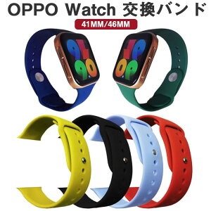 OPPO Watch �Ή� �o���h �E�F�A���u���[�� 41mm 46mm �X�}�[�g�E�H�b�` �o���h �V���R�� �X�|�[�c�o���h �V���R���x���g �X�|�[�c �X�}�[�g�o���h ���p ������� �����j���O �����x���g �r���v �x