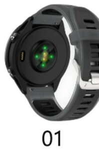 Garmin �Ή� �����o���h �x���g �V���R�� �r���v�o���h Garmin Forunner570 18mm 20mm 22mm �Ή� �r���v �ւ��x���g �y�� �_�炩�� ���K �ʋC�� ���R���� �ւ��o���h �x���g �K�[�~�� �X�}�[�g�E�H�b�` �r
