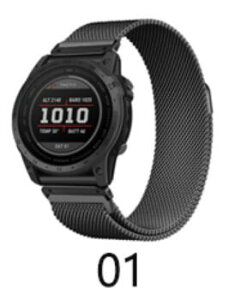 Garmin �Ή� �����o���h �x���g �X�e�����X Garmin Fenix7Xpro/Fenix58 �Ή� �r���v�o���h �x���g �K�[�~�� �ւ��x���g �ϋv�� �y�� �ʋC �����\ �ȒP���� �K�[�~�� �X�}�[�g�E�H�b�` �r���v�o���h 
