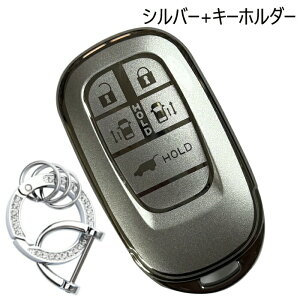 �L�[�P�[�X �z���_ ��p�X�}�[�g�L�[�P�[�X Honda �L�[�V�F�� �L�[�J�o�[ �L�[�z���_�[ TPU �S�ʕی� 5�{�^�� ��p�݌v �z���_ �V�^�X�e�b�v���S�� NBOX JF5 JF6 �V�r�b�N ZR-V ���F�[�� ���ɓK�p �L