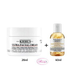 キールズ KIEHL'S クリーム UFC 28ml + ハーバル トナー CL アルコールフリー 40ml セット(kd)