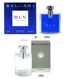 【楽天最安値に挑戦】ブルガリ　BVLGARIプールオム/ブループールオム100ml 2種セット