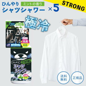 ひんやりシャツシャワー ストロング ミントの香り 500ml 5本 クール メントール ときわ商会 冷感 スプレー ボトル 暑さ対策 消臭 ひんやり涼感 夏用 熱中症対策 グッズ 衣類 スプレー 洋服 消臭スプレー 汗臭 体臭 加齢臭制汗 デオドラント剤 抱っこ紐