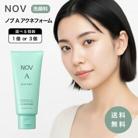 ノブ NOV A アクネフォーム 洗顔料 医薬部外品 敏感肌 ニキビケア 大人ニキビ 洗顔フォーム 泡洗顔 低刺激 乾燥肌 肌トラブル 冬 アクネ 洗顔 70g 1個 3個 選べる セット