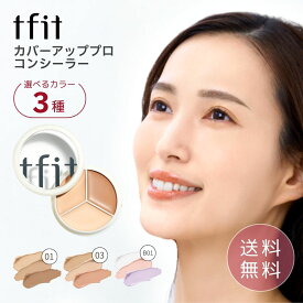 TFIT カバーアッププロコンシーラー 3色 選べる 01 ニュートラル / 03 クール / B01 コレクター ベースメイク バーム 韓国コスメ 毛穴 シミ ニキビ跡 クリーム ファンデーション ティーフィット ときわ商会 B01 コレクター 数量限定 ベージュ アイボリー