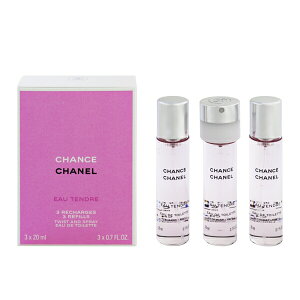 Vl  fB[X `X I[ ^hD cCXg (Zbg) (tB) 20ml×3   tOX v[g 蕨 Mtg CHANCE EAU TENDRE TWIST AND REFILL CHANEL