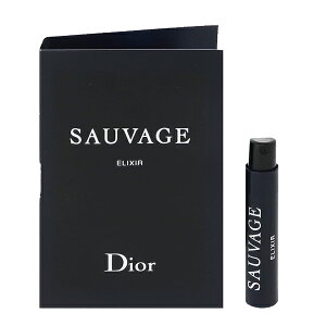 クリスチャン ディオール dior 香水 お試し メンズ ソヴァージュ エリクシール (チューブサンプル) EDP・SP 1ml 送料無料 プレゼント 贈り物 ギフト SAUVAGE ELIXIR CHRISTIAN DIOR