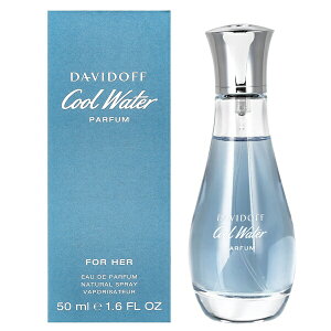 �_�r�h�t ���� ���f�B�[�X �N�[���E�H�[�^�[ �t�H�[�n�[ EDP�ESP 50ml ���� �t���O�����X �v���[���g ���蕨 �M�t�g COOL WATER FOR HER DAVIDOFF