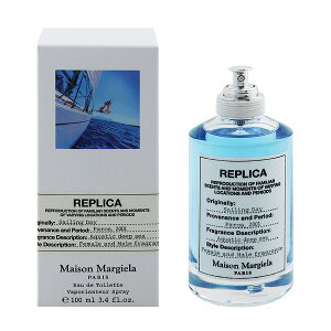 メゾン マルジェラ 香水 メンズ レディース レプリカ セイリング デイ EDT・SP 100ml 送料無料 香水 フレグランス プレゼント 贈り物 ギフト REPLICA SAILING DAY MAISON MARGIELA