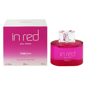 �G�X�e���E�B�� ���� ���f�B�[�X �C�� ���b�h �v�[���t�@�� EDP�ESP 100ml ���� �t���O�����X �v���[���g ���蕨 �M�t�g IN RED POUR FEMME ESTELLE EWEN