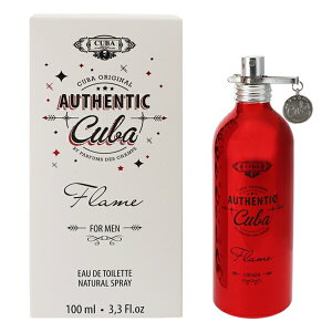 �L���[�o ���� �����Y �I�[�Z���e�B�b�N �t���C�� �t�H�[���� EDT�ESP 100ml ���� �t���O�����X �v���[���g ���蕨 �M�t�g AUTHENTIC FLAME FOR MEN CUBA