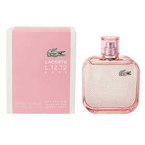 ���� ���f�B�[�X �I�[�f ���R�X�e L.12.12 ���[�Y �X�p�[�N�����O EDT�ESP 100ml �������� ���� �t���O�����X �v���[���g ���蕨 �M�t�g EAU DE LACOSTE L.12.12 ROSE SPARKLING