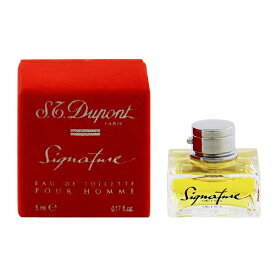 エス テー デュポン 香水 メンズ シグネチャー オム ミニ香水 EDT・BT 5ml 香水 フレグランス プレゼント 贈り物 ギフト SIGNATURE POUR HOMME S.T DUPONT