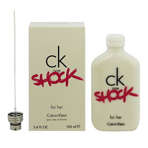 JoNC ck one  fB[X V[P[  VbN tH[n[ EDTESP 100ml (E) v[g 蕨 Mtg CK ONE SHOCK FOR HER CALVIN KLEIN