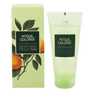 4711 ANARjA ubhIWoW V[WF 200ml 4711 ACQUA COLONIA BLOOD ORANGE  BASIL AROMA SHOWER GEL