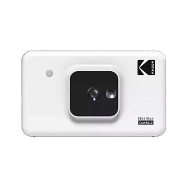 コダック KODAK インスタントカメラプリンター Mini Shot Combo 2 C210GGW [カラー：ホワイト×グレー] #5908088 【あす楽 送料無料】【電化製品 パソコン・周辺機器 PCパーツ・周辺機器】
