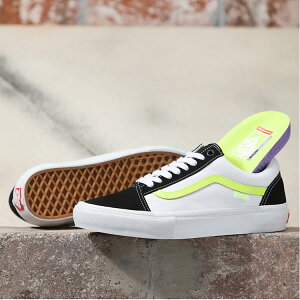 【日本未発売】バンズ スケート オールドスクール 27cm(US9) ホワイト×イエロー #VN0A5FCB6M5 送料込み VANS Skate Old Skool