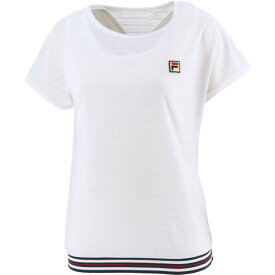 フィラ FILA ゲームシャツ(レディース) [サイズ：M] [カラー：ホワイト] #VL2466-01 【送料無料】【スポーツ・アウトドア テニス レディースウェア】