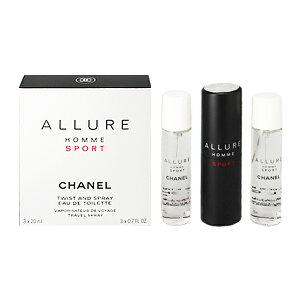 Vl  Y A[ I X|[c cCXg (Zbg) 20ml×3   tOX v[g 蕨 Mtg ALLURE HOMME SPORT TRAVEL AND TWO REFILLS CHANEL