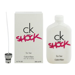 JoNC ck one  fB[X V[P[  VbN tH[n[ EDTESP 200ml (E) v[g 蕨 Mtg CK ONE SHOCK FOR HER CALVIN KLEIN