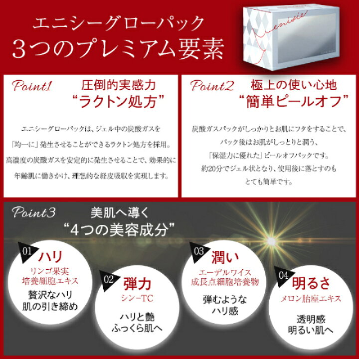 楽天市場】エニシーグローパック 正規品 10回分 3個セット エニシー  