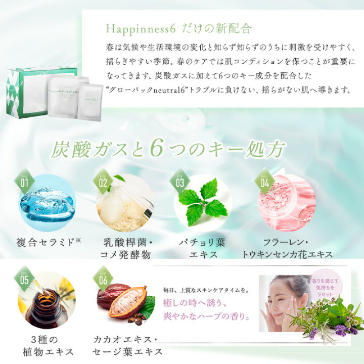 楽天市場】エニシーグローパック 正規品 ニュートラル 6個入り neutral  