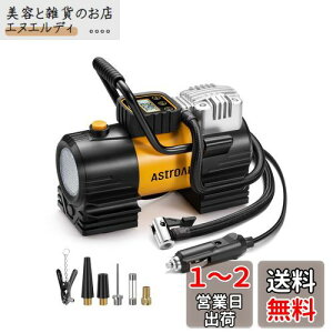AstroAI GARvbT[ C ԗp 150PSI DC12V VK[\Pbgڑ PxLEDCg ~ |[^uŖ\ C 4ޕ\P p//ĎmY SouΉ oC