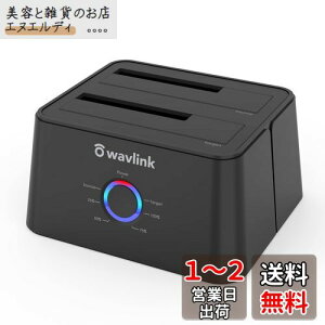 WAVLINK HDDX^h mac M1Ή USB 3.0 SATA 2.5/3.5C`HDD SSD SATAΉ̃ItCN[/obNAbv@\fAxCOtn[hhCuhbN2 x 8TBUASP