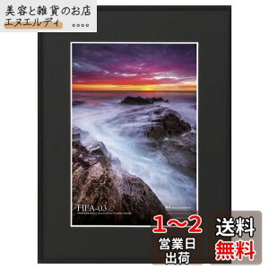ハクバ HAKUBA 額縁 アルミ HFA-03 A4 ブラック HFA-03-A4