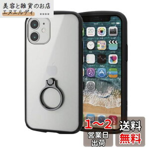 GR iPhone 12 mini P[X nCubh ϏՌ TOUGHSLIM LITE t[J[ Ot ubN PM-A20ATSLFCRBK