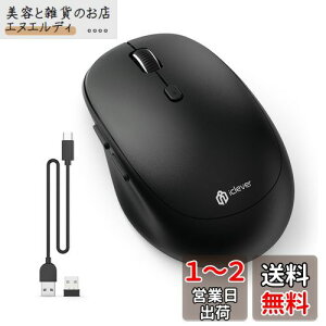 iClever CX}EX fA[h }EX Bluetooth type-C[d }EX 2.4GHz É 7{^ 800/1200/1600/2400 DPI 3foCXڑ\Windows XP/Vista/7/8/10AMacAiPad OSAiOSAAndroidAChrome