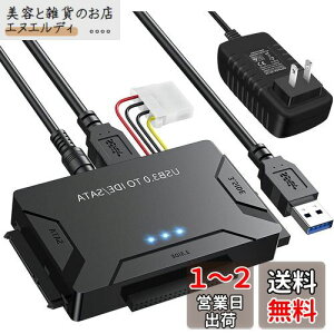 Runbod SATA USB ϊP[u 3.5C` HDD IDE USB ϊP[u 2.5C` HDD SSD IDE SATA USB ϊA_v^[ whCuΉ ő6TB USB3.0 5Gbps] dA_v^t