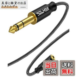 SOLMIMI 1.5M 3.5mmXeI~j(X)  6.35mmWvO(IX)AvwbhzϊP[u 25cm I[fBIϊA_v^[