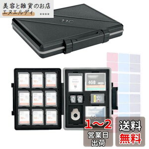 JJC e [J[hP[X 9 SD SDHC SDXC J[h + 30 MicroSD TF MSD J[h + 2CF J[h + 2 XQD/CFexpress Type B J[h + 2 CFexpress Type A J[h + 1tbgwbhc[itj+ 1SIM