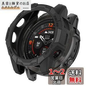 SHEAWA for GarminK[~ Fenix 7 Pro P[X Jo[ یP[X ݊i Epix Pro 47mm TPUS یJo[ ϏՌ ANZT[ (ubN)