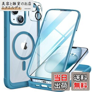 Miracase iPhone15 p P[X MagSafeΉ 9H KX 360°ی X}zP[X iPhone15 p Jo[ Sgop[یP[X 6.1C` tJo[ CX[dΉ }OZ[tΉ }Olbg 