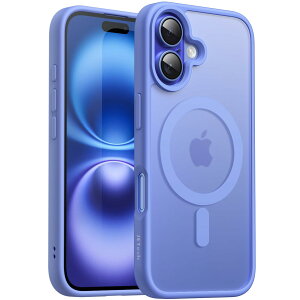 JETech iPhone 16 6.1C`p }Olbg P[X MagSafeɑΉ ̃}bgw ^ ϏՌ Jo[ (Eg})