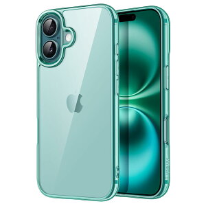 JETech iPhone 16 6.1C`p P[X ΂݂Ȃ Ռz op[Jo[ h~ NAobN (eB[u[)
