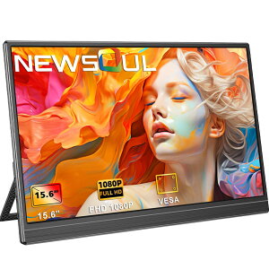 Newsoul oCj^[ 15.6C` oCfBXvC ^ |[^uj^[ VESAΉ Tuj^ 1920x1080FHD ^уj^ y ^ Q[~Oj^ IPStpl Q[ USB Type-C
