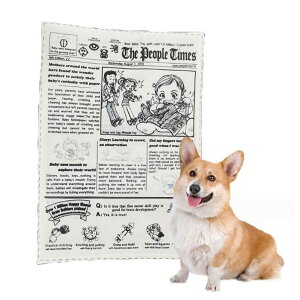 GOODCHI 犬 おもちゃ 噛むおもちゃ 犬専用新聞おもちゃ 知育おもちゃ ストレス解消 耐久性 噛み耐性 清潔 歯磨き 水洗いOK 小/中型犬に適用