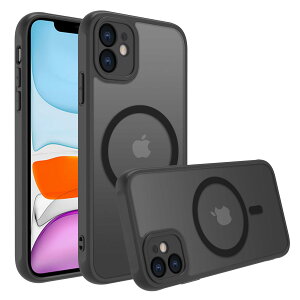 iPhone 11 P[X X}zJo[ }bg }Olbg CX[d ϏՌ wh~ ~ ČRMILKiEMagsafeΉ ACtH11 pJo[ C` PinLiSheng (ubN, iPhone 11)