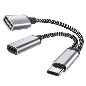 MOGOOD USB Type CϊA_v^ USB C OTG A_v^ USB C 2.0[d|[g 18W PDA_v^tTXGalaxyS 20+Note 10/20ASwitchAO[OƃO[OerA3Dv^ALG8AO[OPixel 4 XL